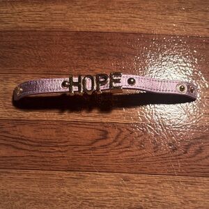BCBGeneration Purple HOPE Bracelet with Gold Accents